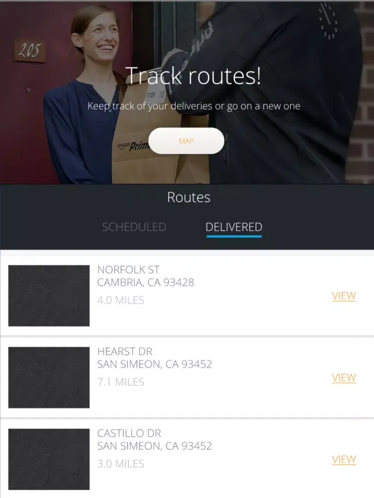Screenshot di Flex for Amazon Deliveries iPad 