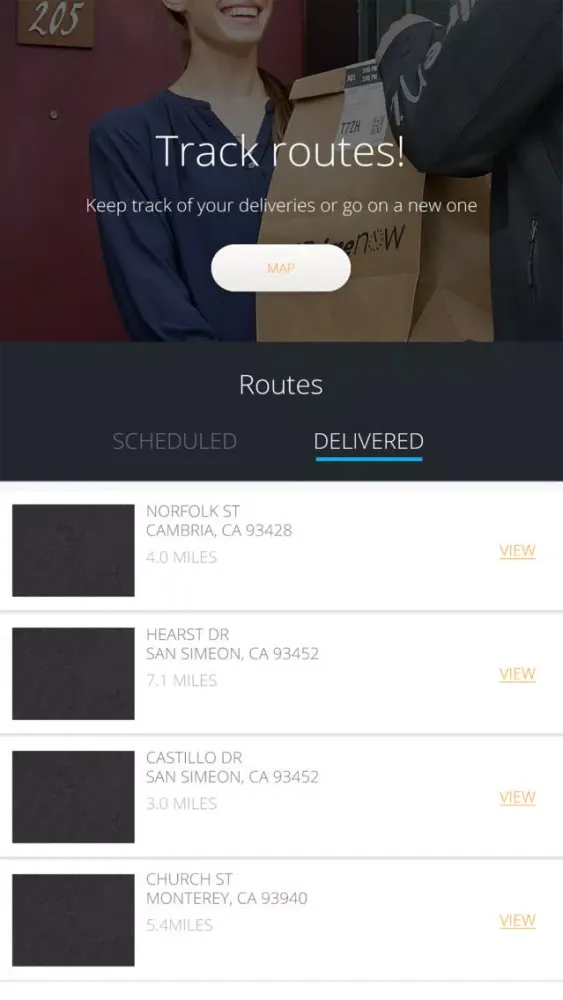 Screenshot di Flex for Amazon Deliveries