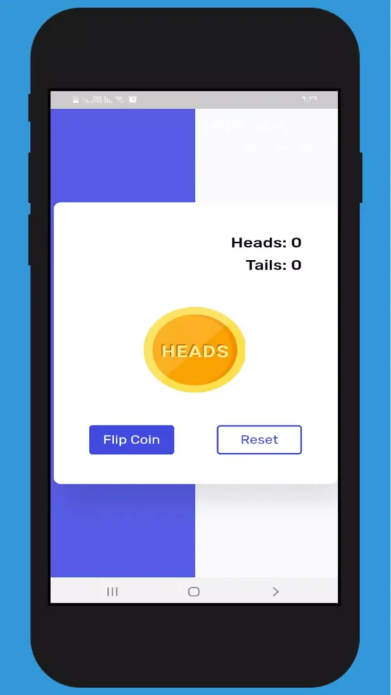 Ảnh chụp màn hình của ملك وكتابة - Flip a Coin
