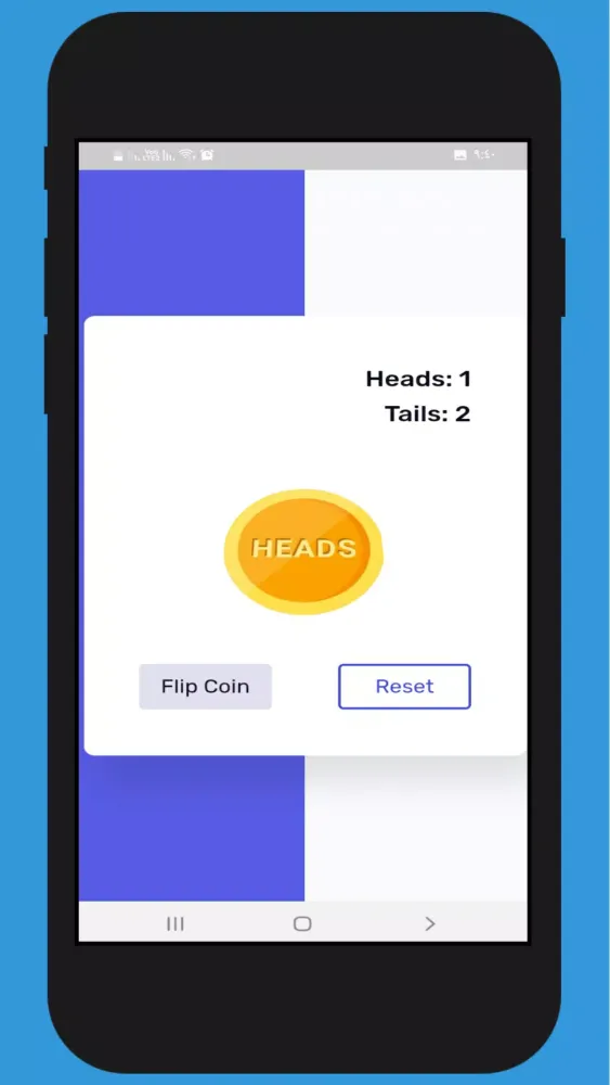 Ảnh chụp màn hình của ملك وكتابة - Flip a Coin