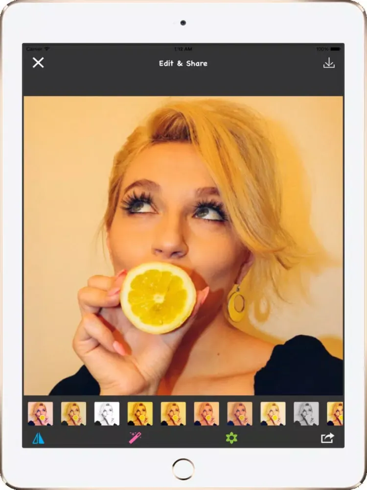 FlipPhoto - Quick Flip Photos and Edit with candid Effects iPad  スクリーンショット