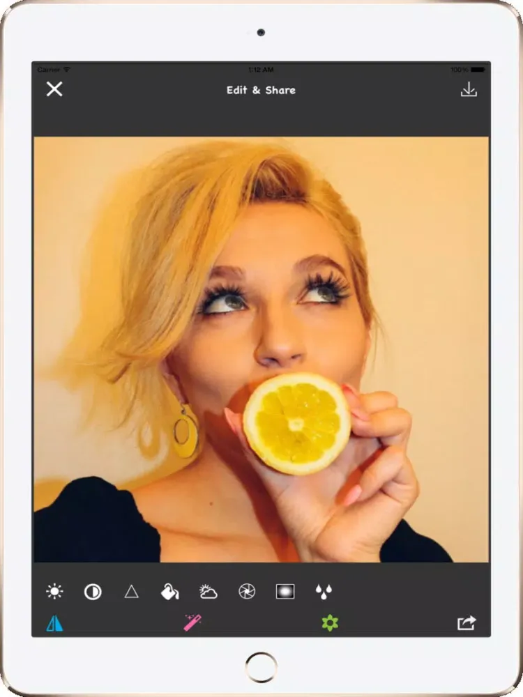 FlipPhoto - Quick Flip Photos and Edit with candid Effects iPad  スクリーンショット
