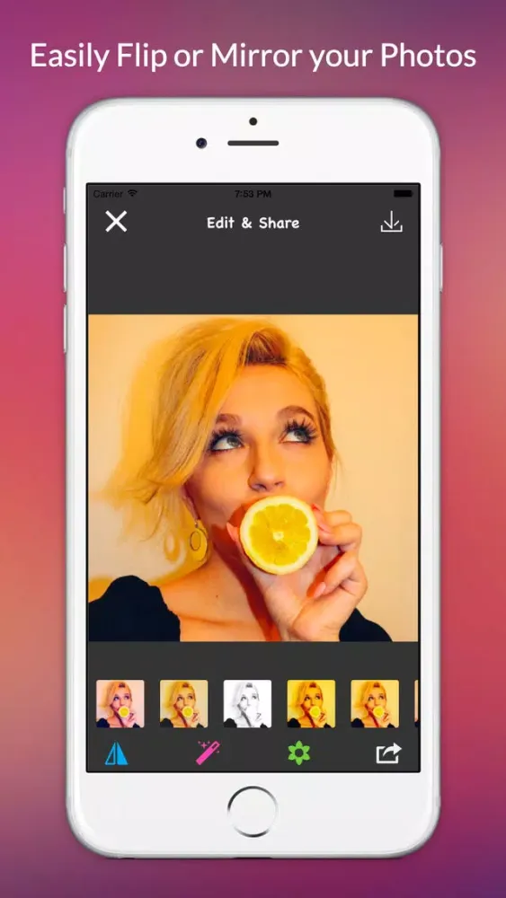 FlipPhoto - Quick Flip Photos and Edit with candid Effects スクリーンショット