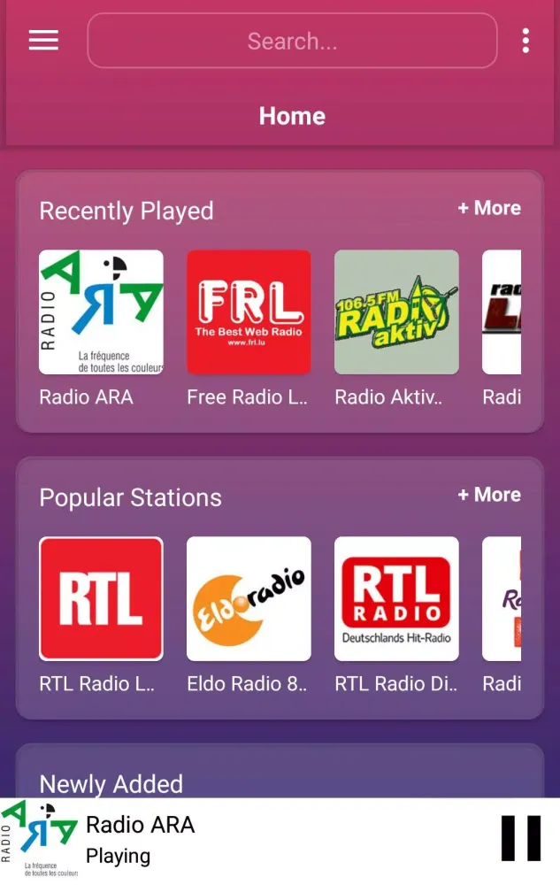 A2Z Luxembourg FM Radio Ekran Görüntüleri