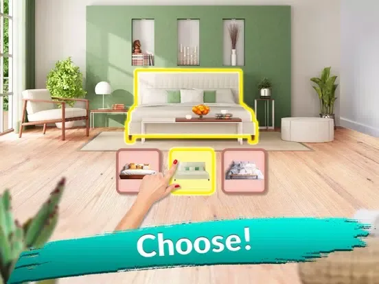 Tangkapan skrin Flip This House: Design Game iPad 