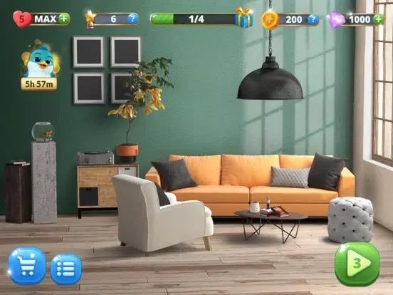 Tangkapan skrin Flip This House: Design Game iPad 
