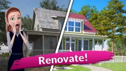 Tangkapan skrin Flip This House: Design Game