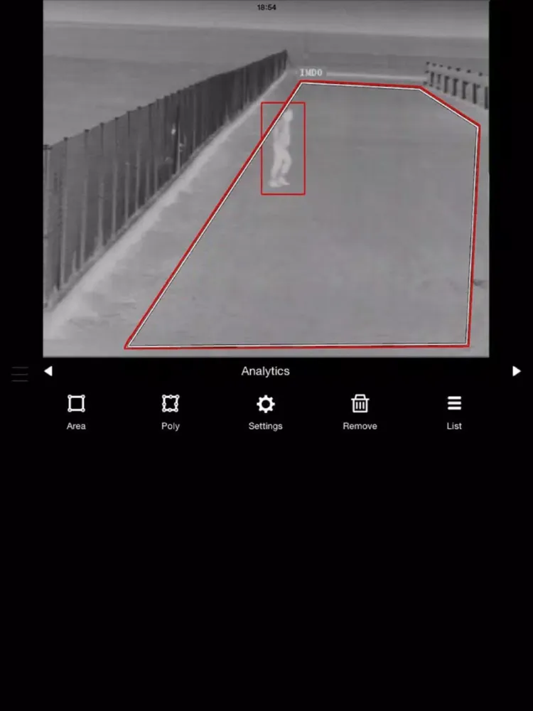 ภาพหน้าจอของ FLIR Mobile iPad 