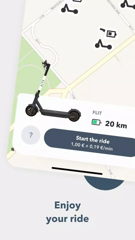 FLIT - scooter sharing سکرین شاٹس