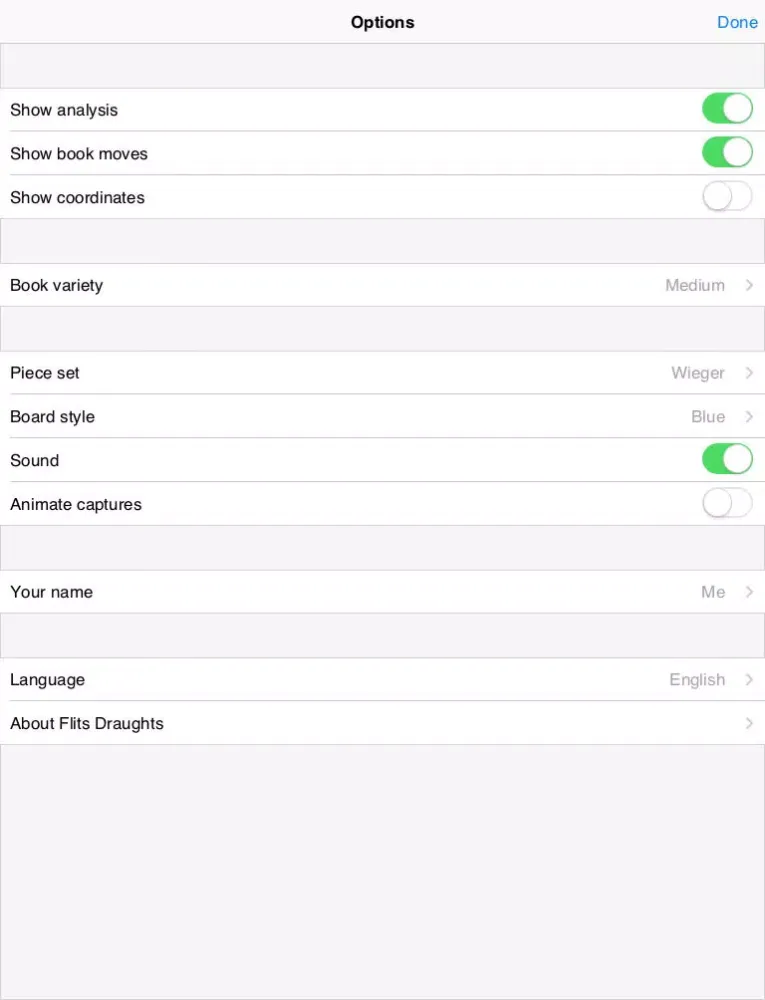 Flits Draughts iPad  Screenshots