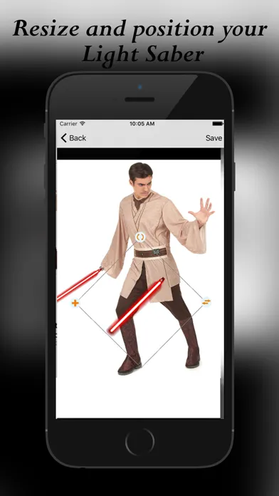 Photo Maker Light Saber - for Star Wars Screenshots