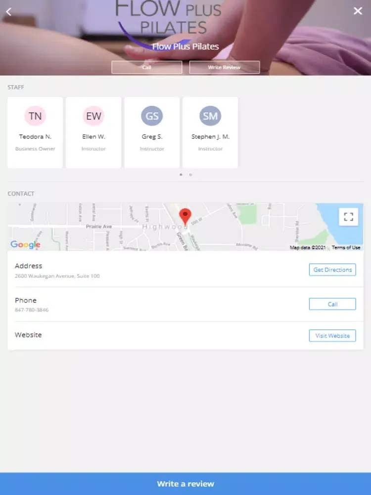 Flow Plus Pilates iPad  Screenshots