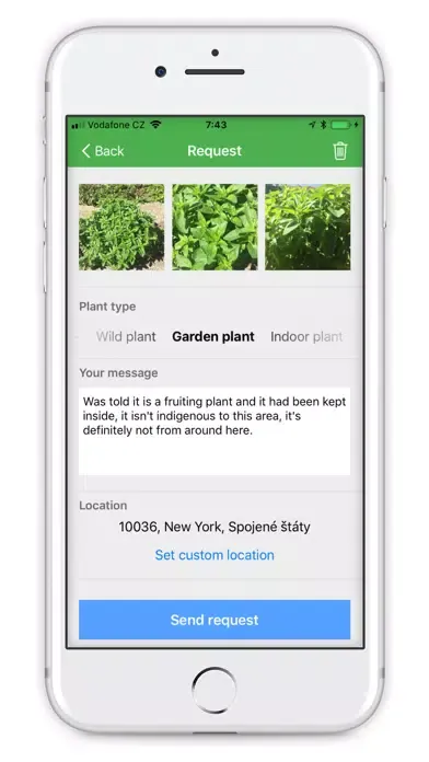 Capturas de tela do FlowerChecker, plant identify