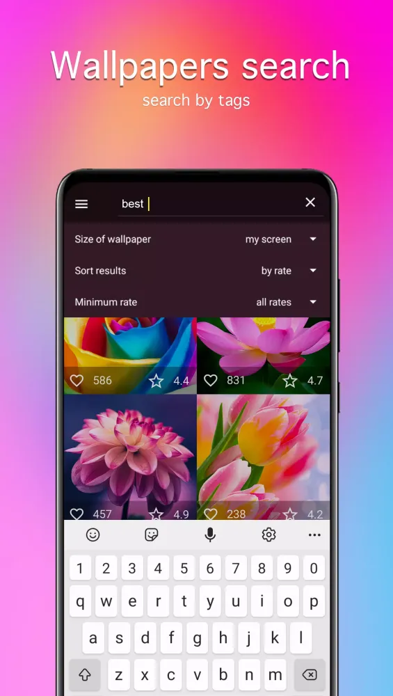Screenshot di Flower Wallpapers 4K