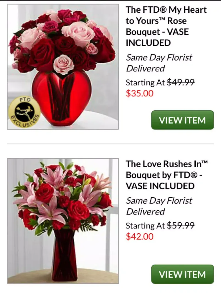 Capturas de tela do Find Real Fresh Flowers - Buy online for Delivery or Locate the Best Florist Shop Near You Fast iPad 