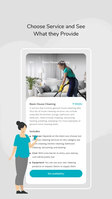 Capturas de tela do E-Services (Flutter)