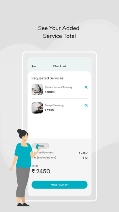 Capturas de tela do E-Services (Flutter)