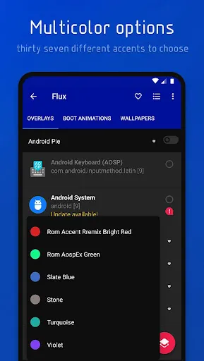 Flux - Substratum Theme سکرین شاٹس