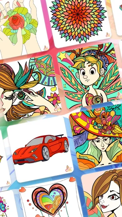 Zrzuty ekranu Coloraxy - Coloring Art Game