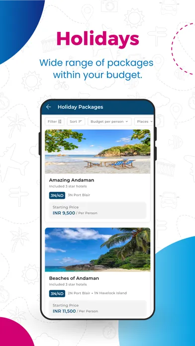 Tangkapan skrin Fly 7 Seas - Flights & Hotels