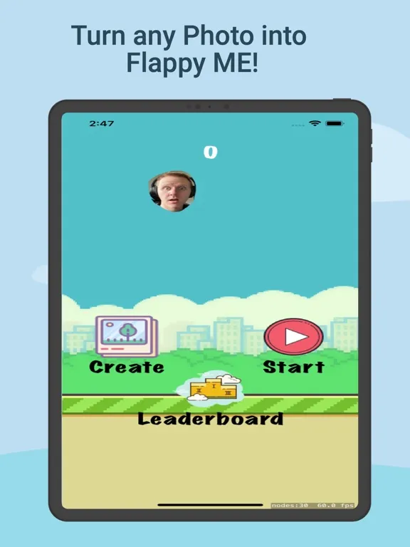 Flappy Me - Custom Adventure iPad Screenshots