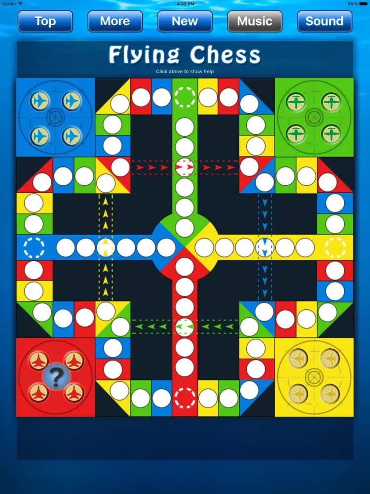 Capturas de tela do Happy Flying Chess HD iPad 