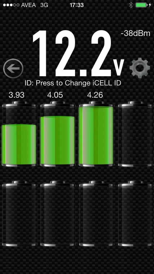 ภาพหน้าจอของ iCELL Battery Monitor