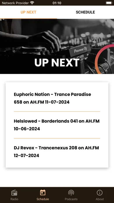 Captures d'écran de AH.FM: Electronic Dance Music