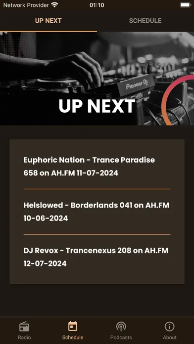 Captures d'écran de AH.FM: Electronic Dance Music