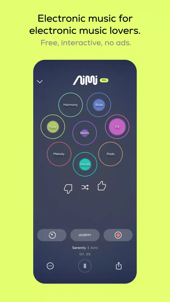 Aimi Player Screenshots