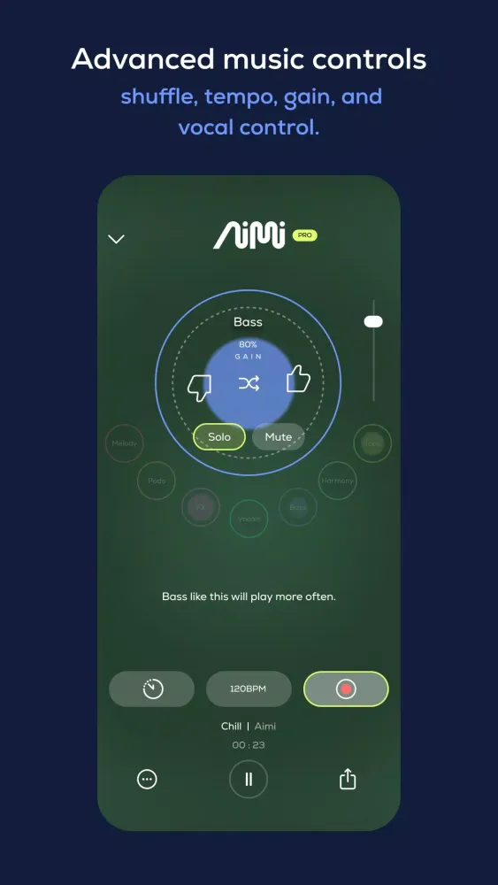 Aimi Player Screenshots