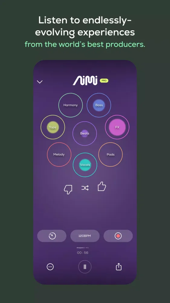 Aimi Player Screenshots