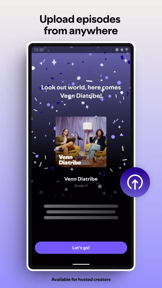 Screenshot di Spotify for Creators