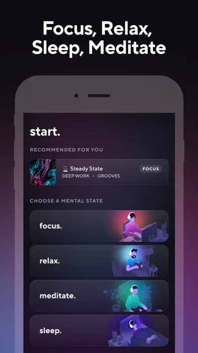 Brain.fm - Focus Music スクリーンショット