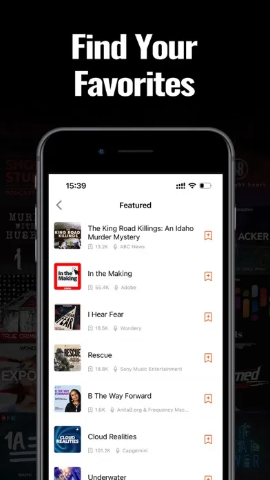Ảnh chụp màn hình của Podcast App & Player - Castbox