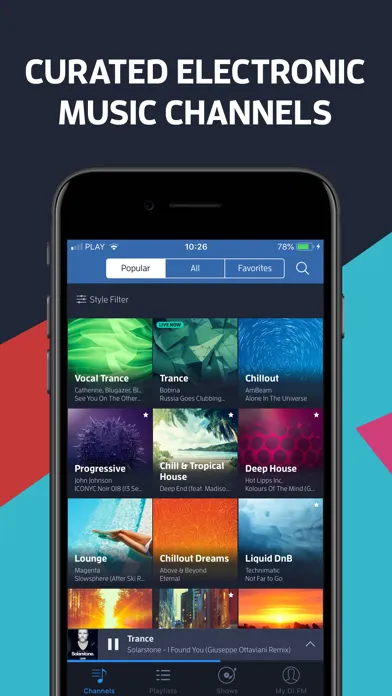 DI.FM - Electronic Music Radio স্ক্রিনশট