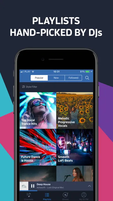 DI.FM - Electronic Music Radio স্ক্রিনশট