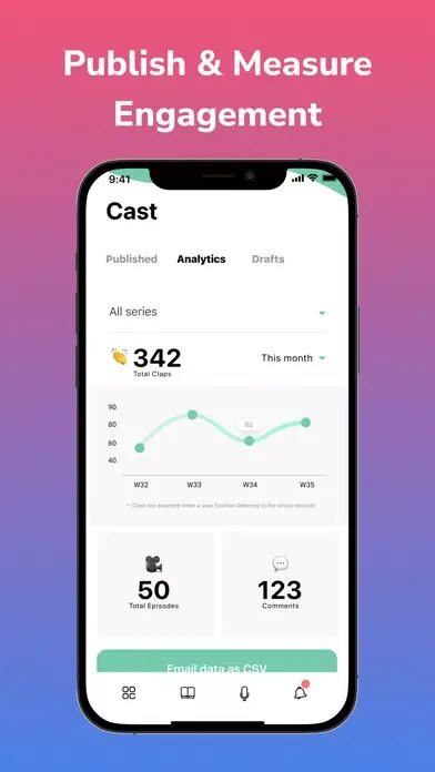 dive.fm | Private podcasting Ekran Görüntüleri