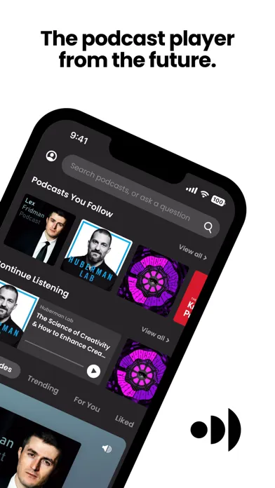 تصاویر Fathom Podcast Player