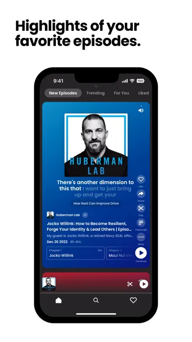 تصاویر Fathom Podcast Player
