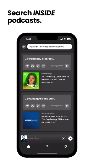 تصاویر Fathom Podcast Player