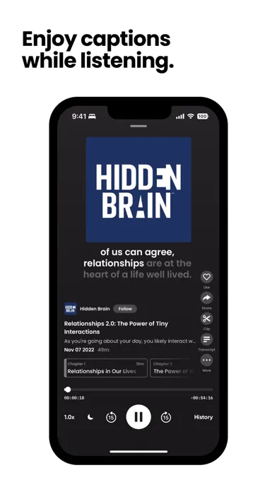 تصاویر Fathom Podcast Player
