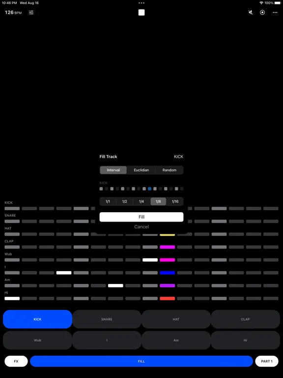 Скриншоты Wub.app iPad 