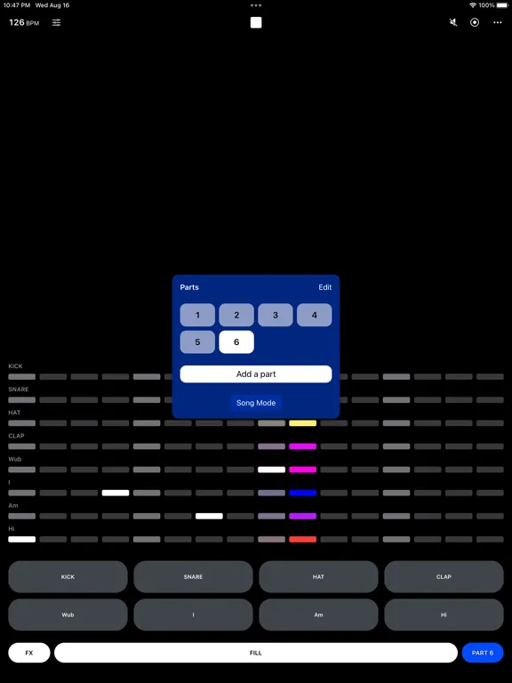 Скриншоты Wub.app iPad 