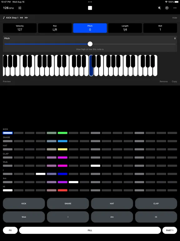 Скриншоты Wub.app iPad 
