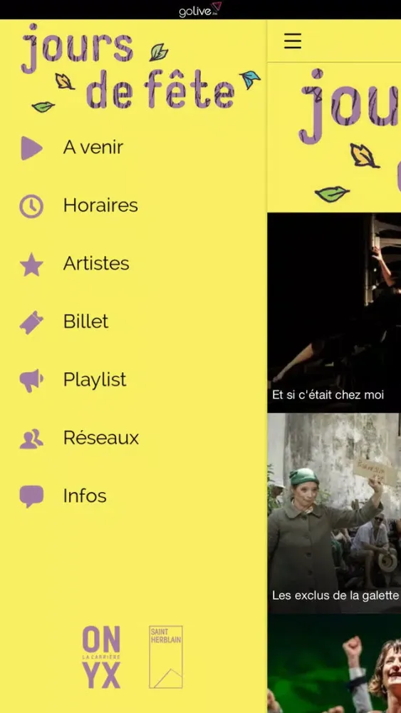 Tangkapan skrin Jours de Fête