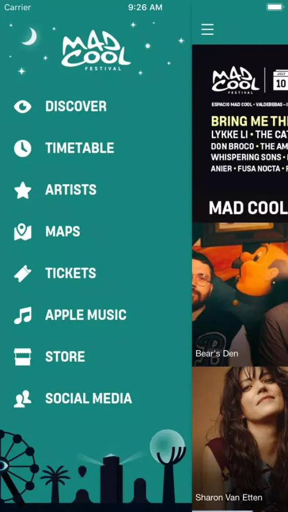 Capturas de pantalla de Mad Cool Festival 2020