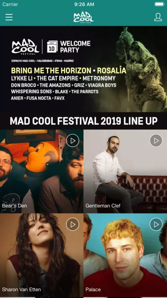 Capturas de pantalla de Mad Cool Festival 2020