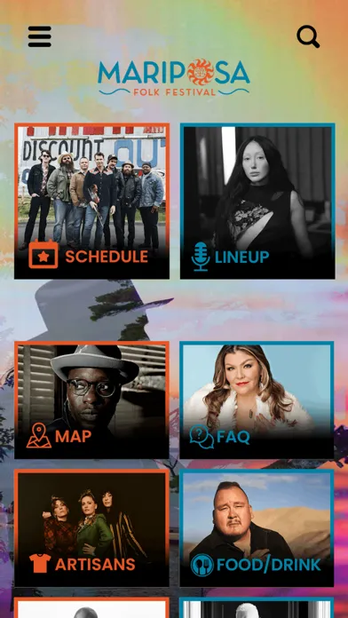 Mariposa Folk Festival Screenshots