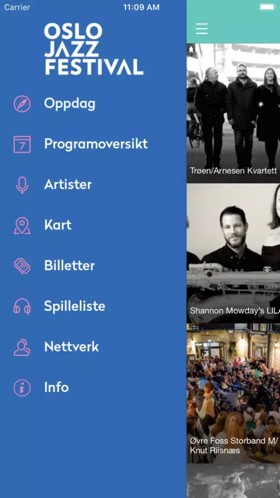 Capturas de pantalla de Oslo Jazz Festival 2019